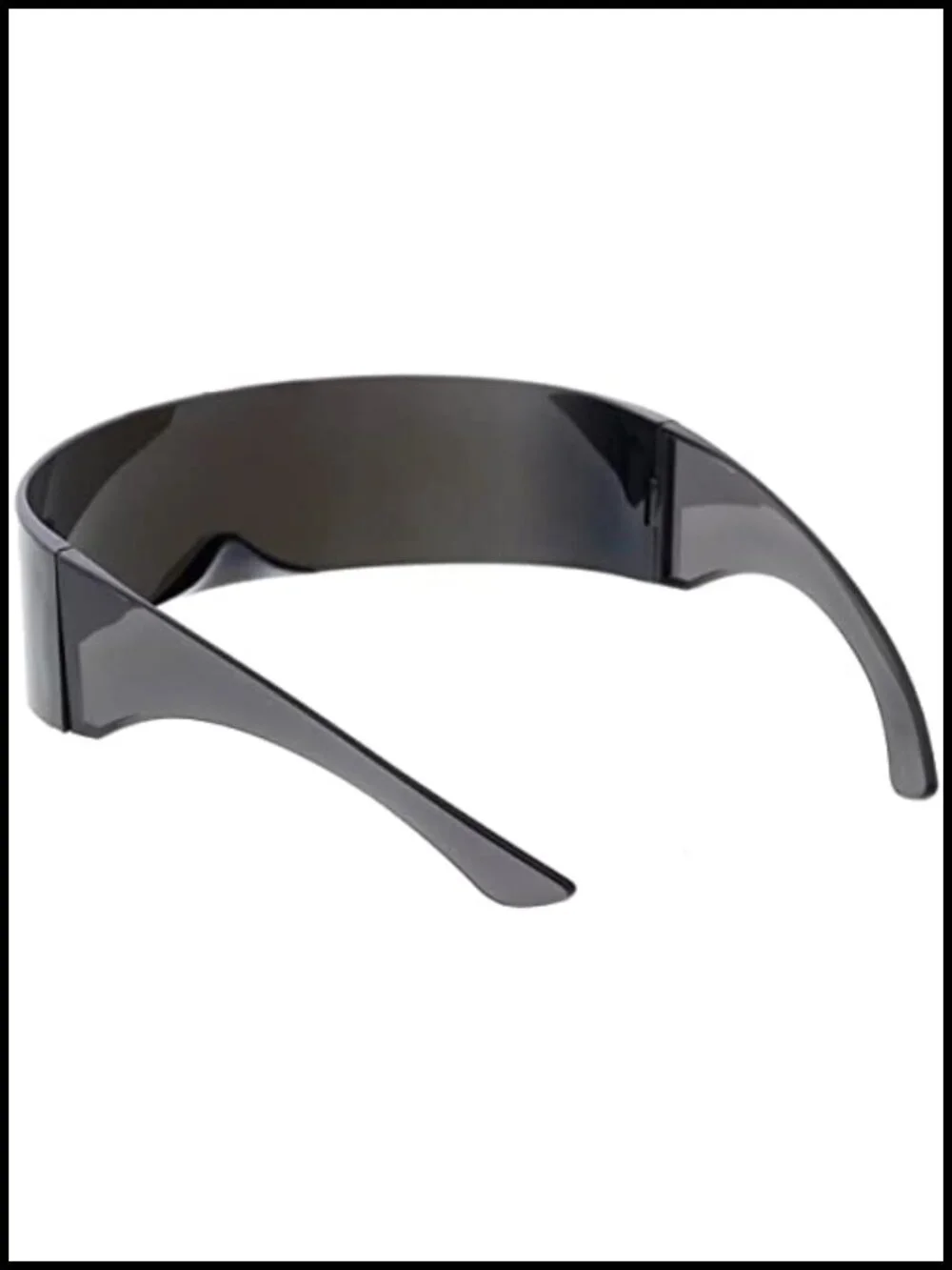 80s Futuristic Cyberpunk Visor Sunglasses Shield